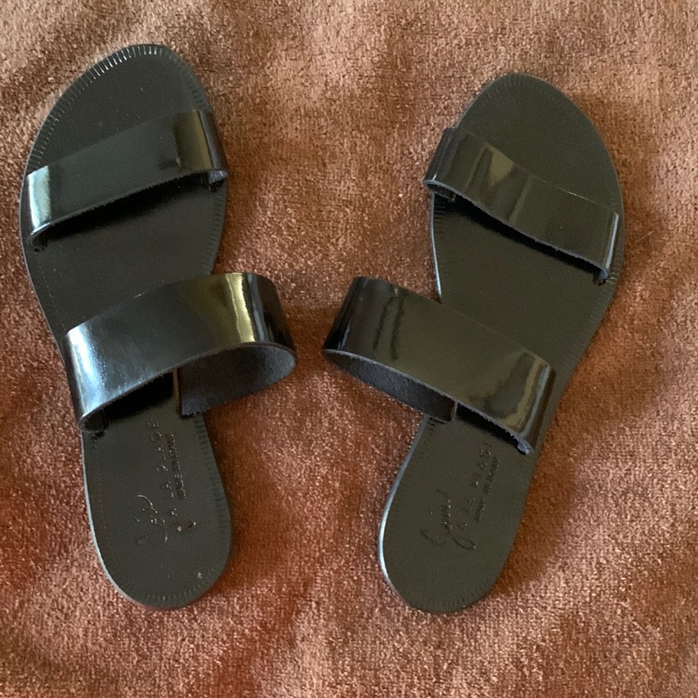 Joie A La Plage Patent Leather Sandals